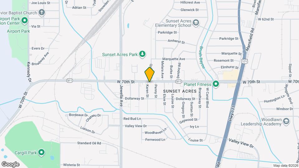 3413 W 70th St Map and Location Details