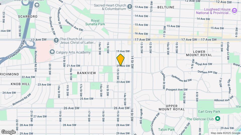 1511 21 Av SW Map and Location Details
