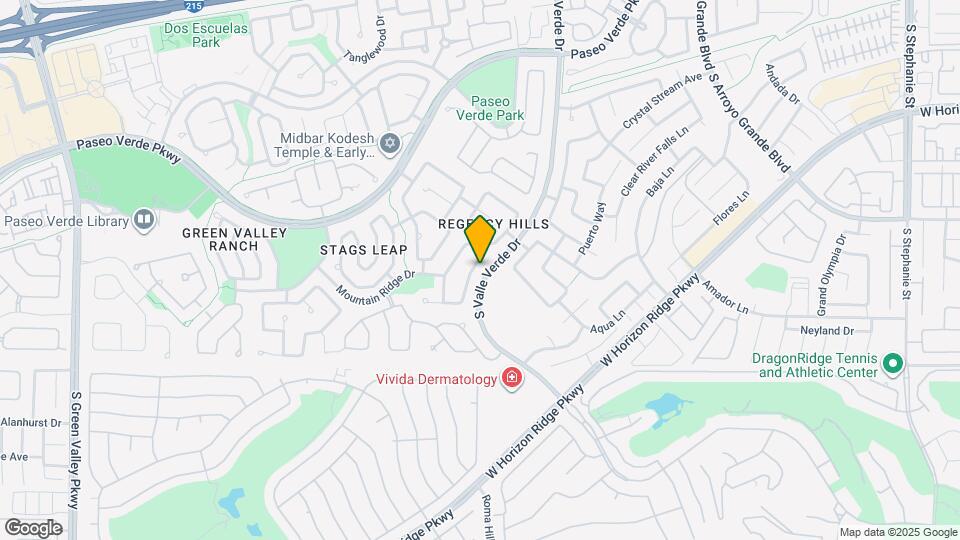 1857 Desert Forest Way Map and Location Details