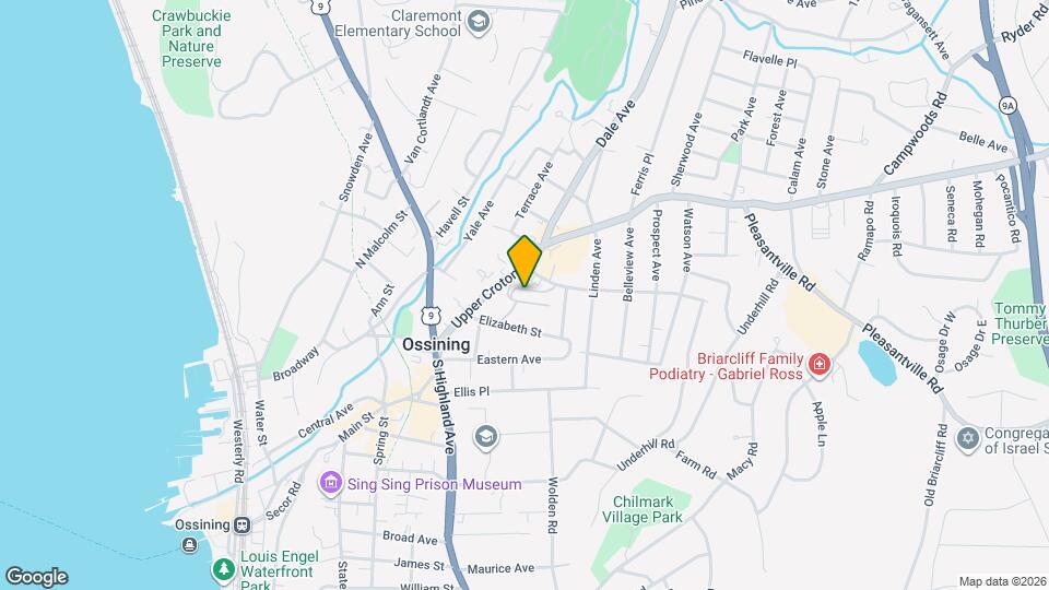 70 Croton Ave Map and Location Details