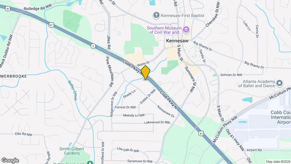 2665 N Cobb Pky Map and Location Details