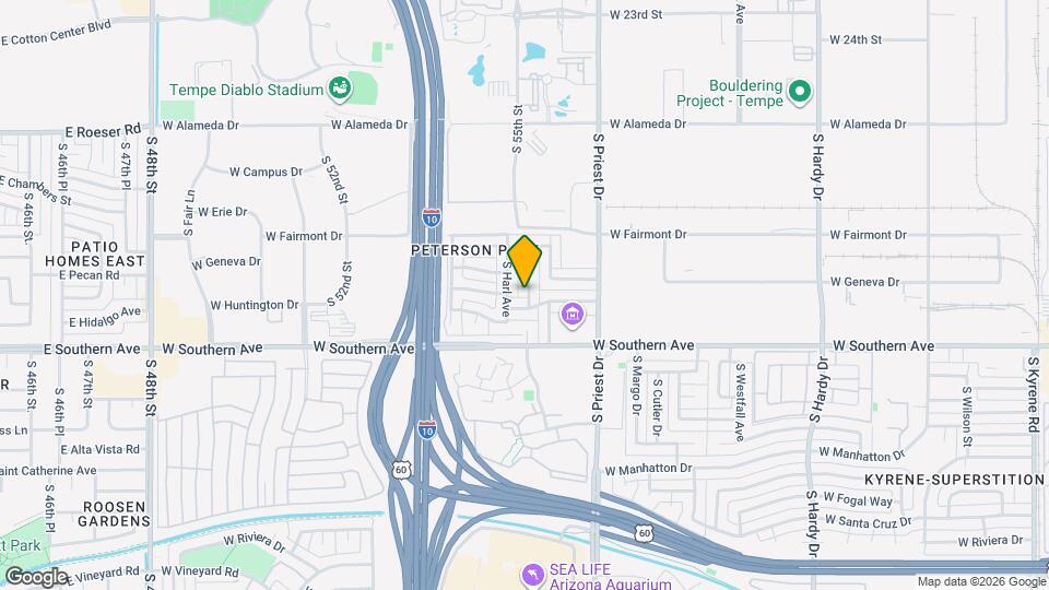 3116 S Clementine Dr Map and Location Details