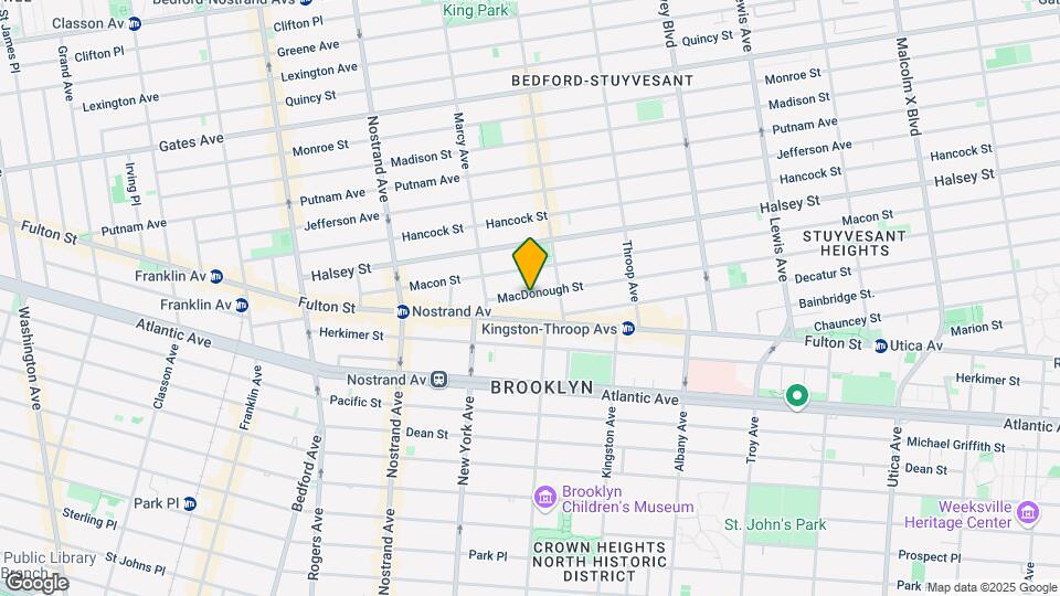 40 McDonough St Mapa y Detalles de la Ubicación
