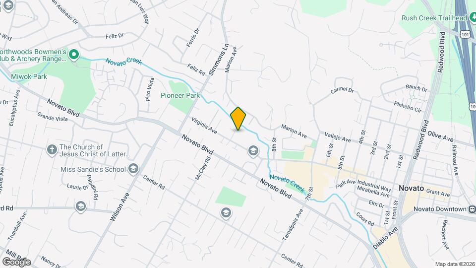 6 Villa Pl Map and Location Details