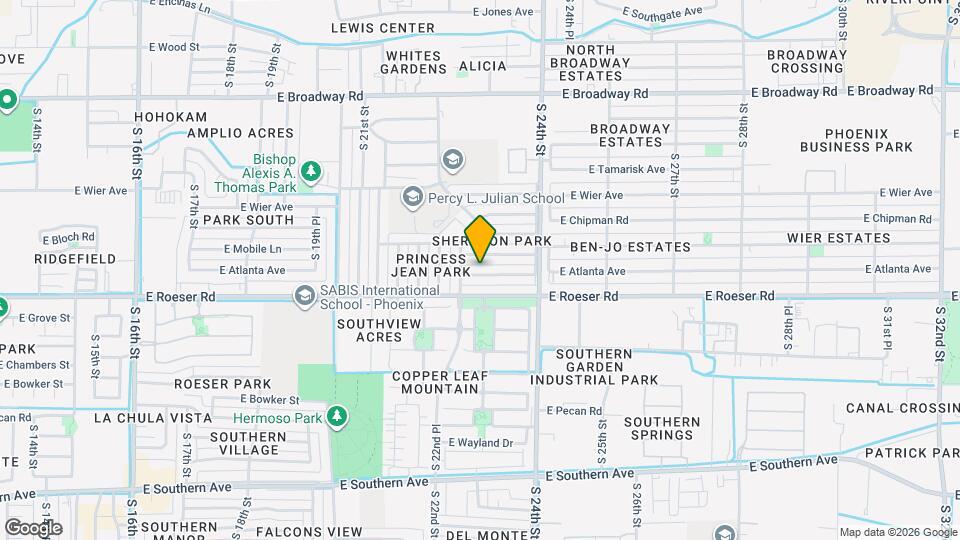 2240 E Atlanta Ave Map and Location Details