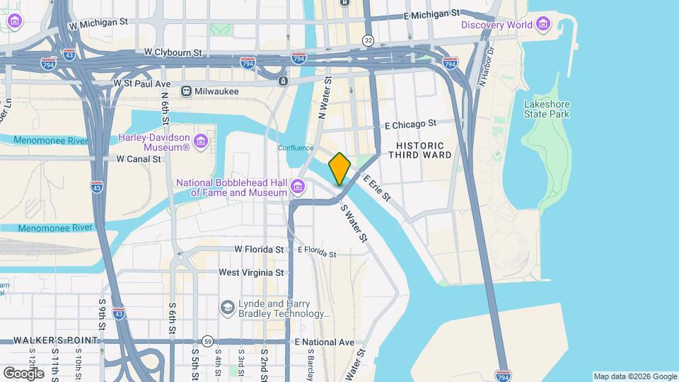 210 S Water St, Unit 416 Mapa y Detalles de la Ubicación