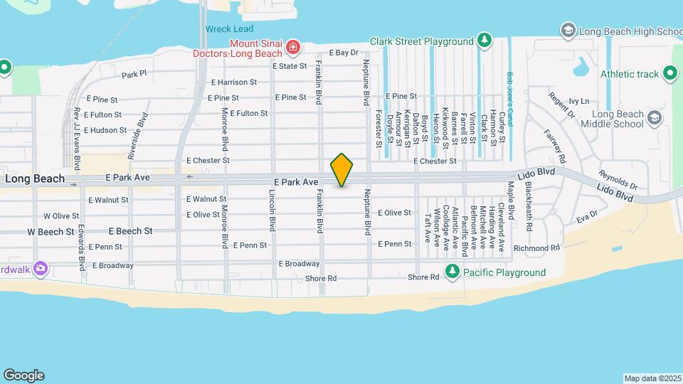 535 E Walnut St Map and Location Details