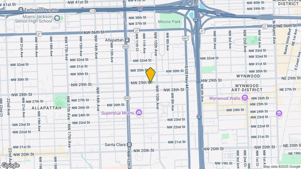 1044 NW 29th St Map and Location Details