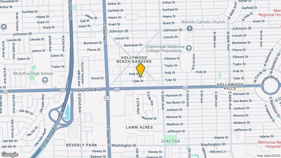 5725 Tyler St Map and Location Details