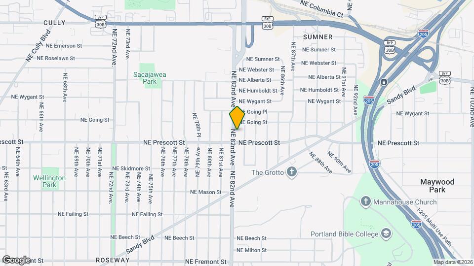 4534 NE 82nd Ave Mapa y Detalles de la Ubicación