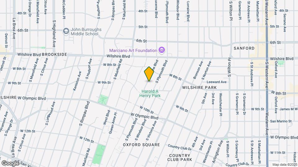 852 S. Lucerne Blvd. Map and Location Details
