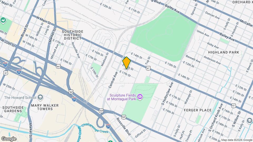 1607 Fagan St Map and Location Details