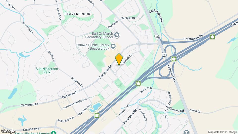 90 Edenvale Dr Map and Location Details