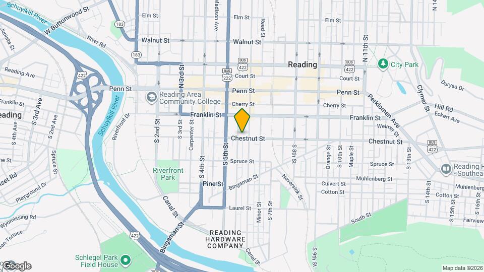 531 Chestnut St Map and Location Details