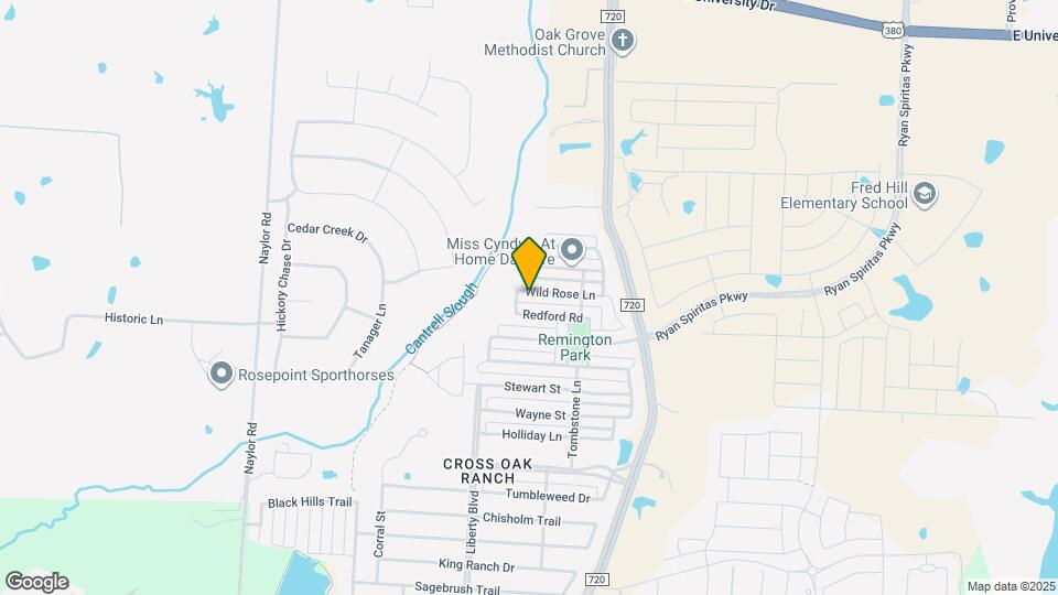 8912 Wild Rose Ln Mapa y Detalles de la Ubicación