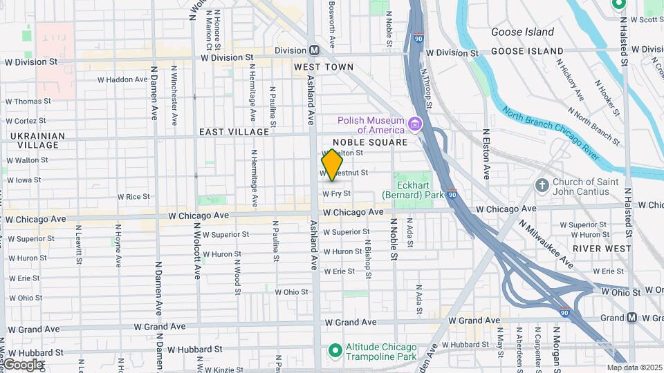 1535 W Pearson St Mapa y Detalles de la Ubicación