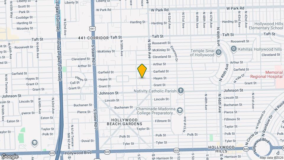 5640 Hayes St Map and Location Details