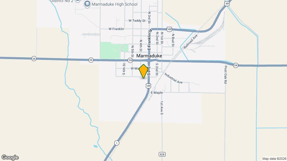 109 W England Ave Map and Location Details