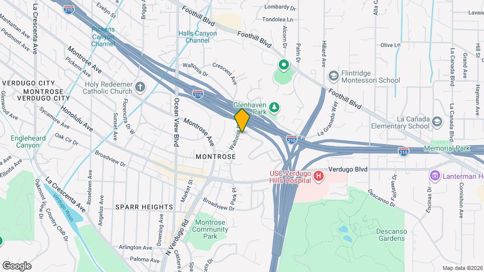 1961 Waltonia Dr Map and Location Details