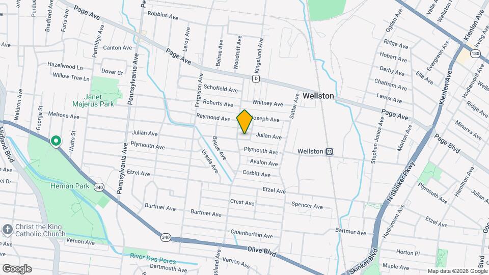 6563 Julian Ave Map and Location Details