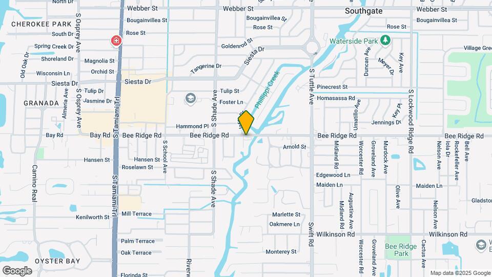 2500 Bee Ridge Rd Map and Location Details