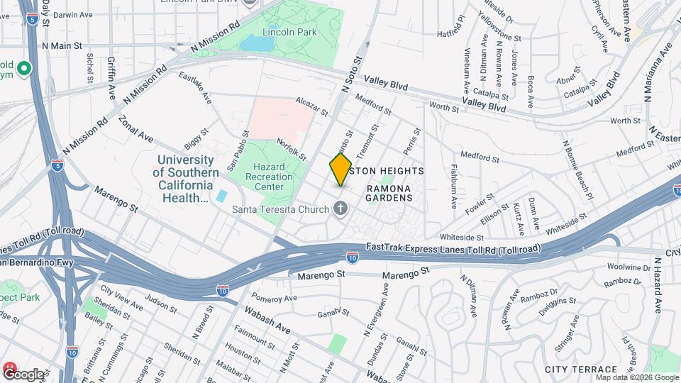 1411 Tremont St Map and Location Details