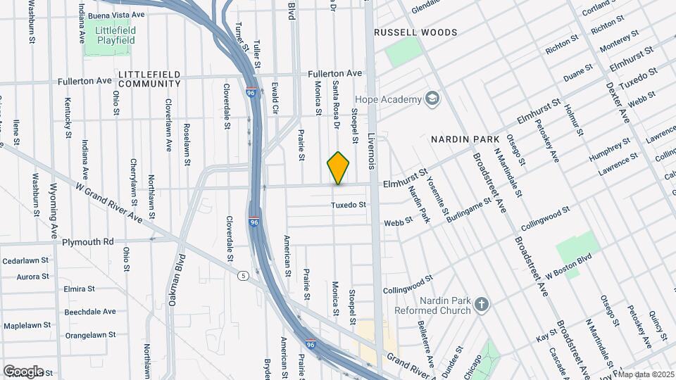7061 Elmhurst St, Unit FL 2 Mapa y Detalles de la Ubicación
