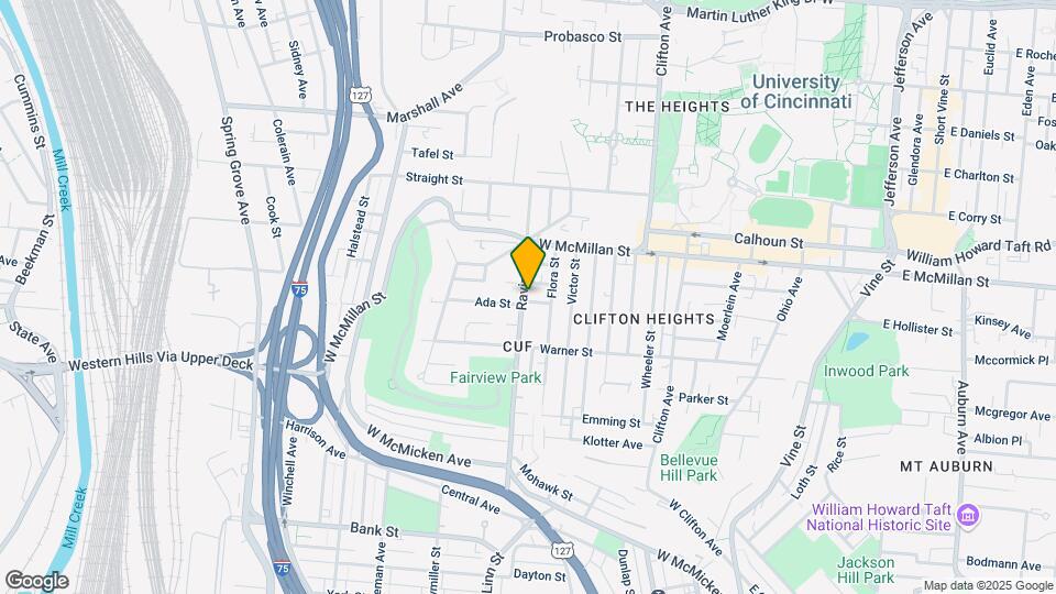 2342 Ravine St Map and Location Details