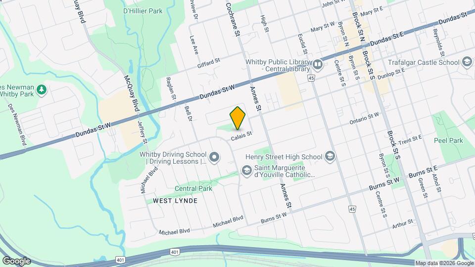 14 Calais St Map and Location Details