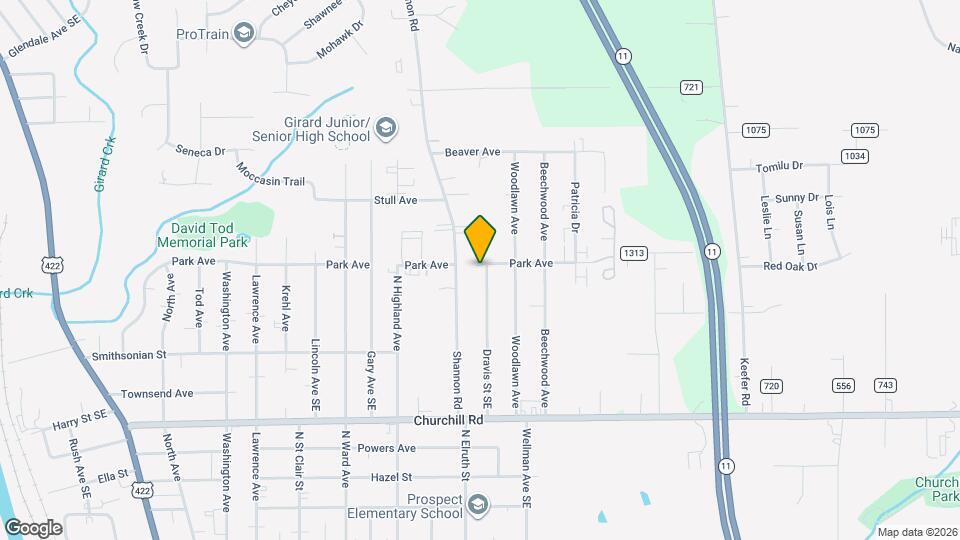 990 Dravis St, Unit 990 Dravis Map and Location Details