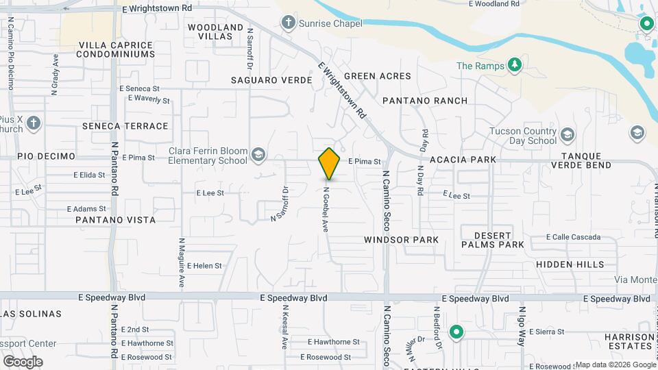 8501 E Lee Pl Map and Location Details