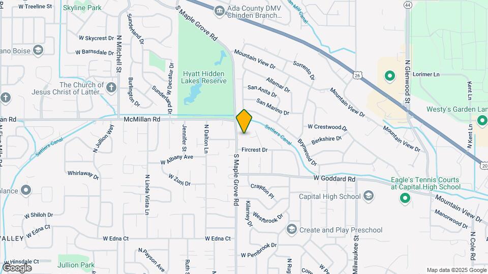 4642 N Maple Grove Rd Map and Location Details