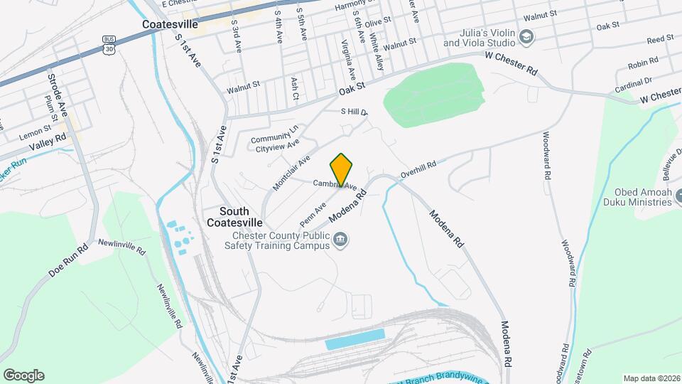 45 Penn Ave Map and Location Details