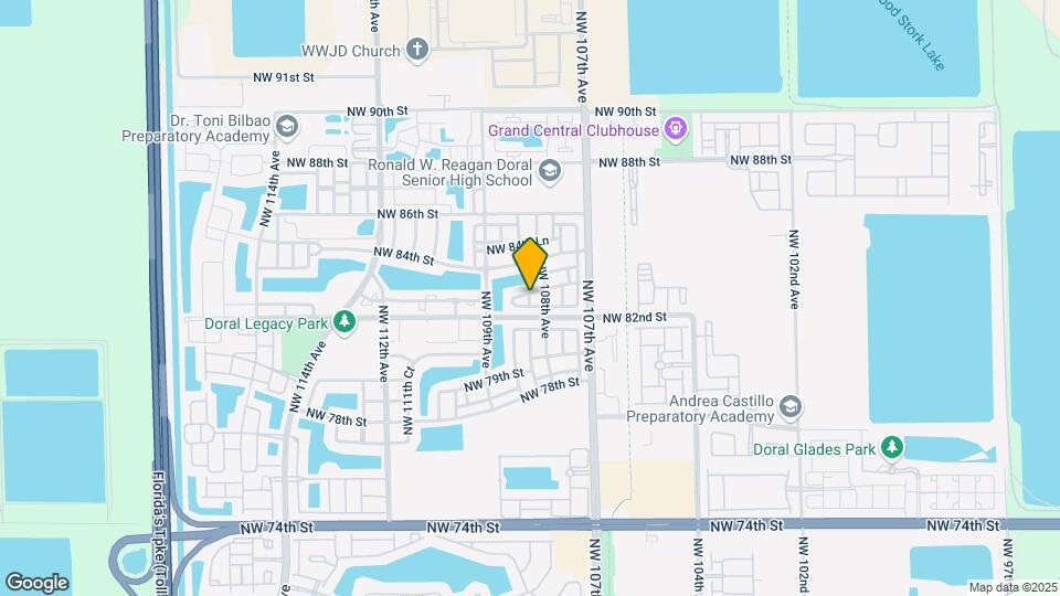 8362 NW 108th Ct Map and Location Details