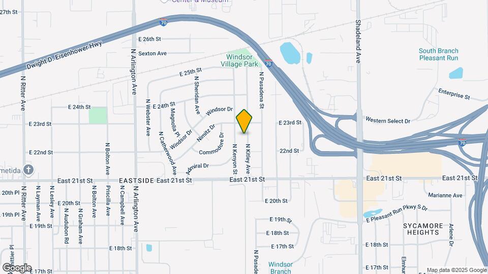 2216 N Kitley Ave Map and Location Details