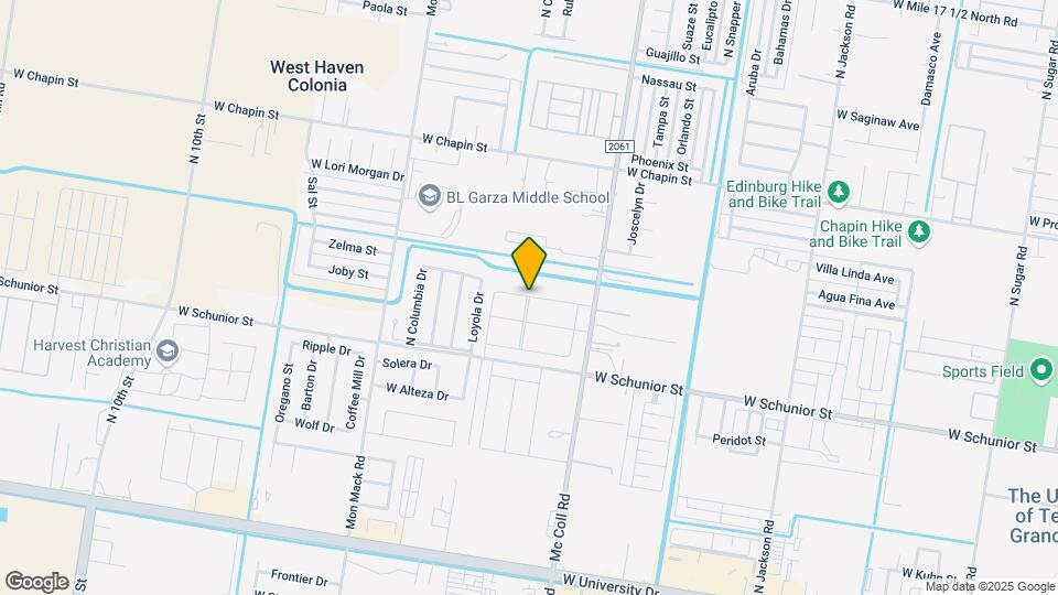 3104 W Driftwood St Map and Location Details