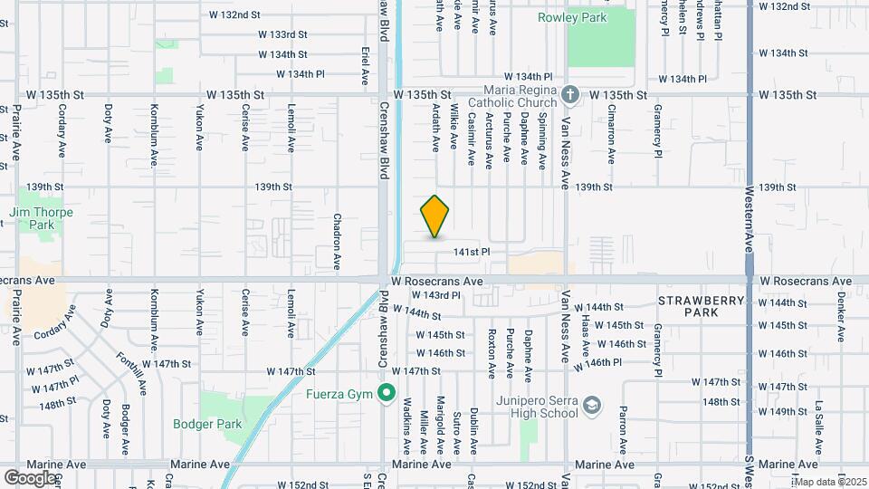 2903 W 141st St Mapa y Detalles de la Ubicación