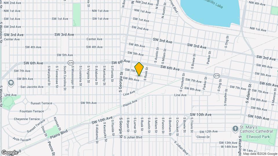 715 S Lamar St Map and Location Details