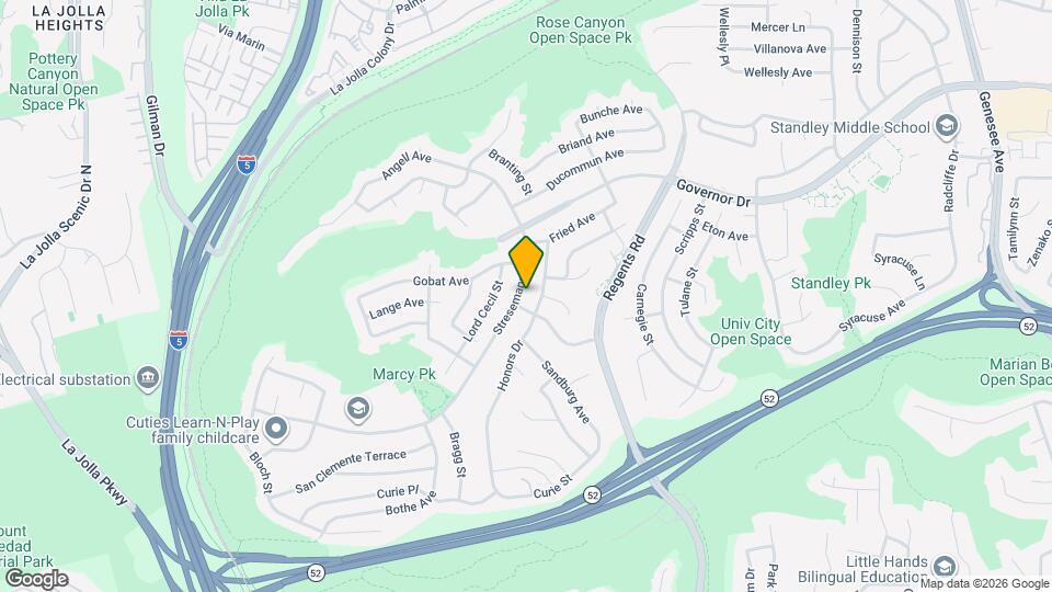 5821 Stresemann St Map and Location Details