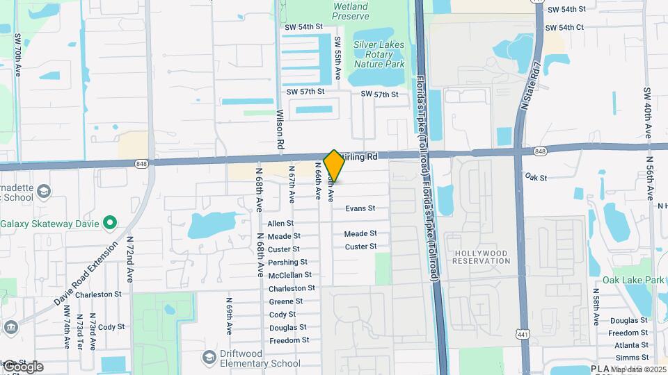 6470 Franklin St Map and Location Details