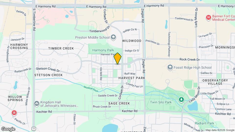 2827 Rock Creek Dr Map and Location Details