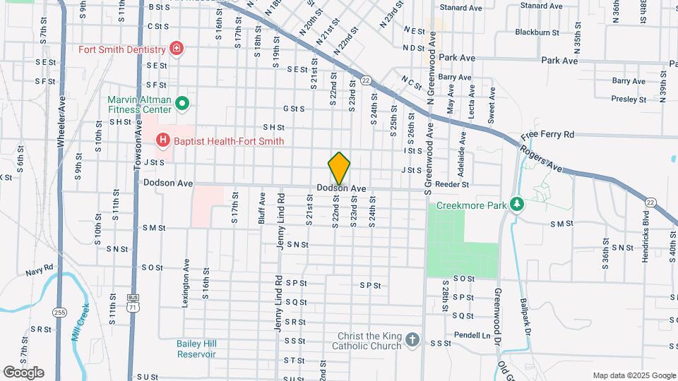 2200 Dodson Ave Map and Location Details