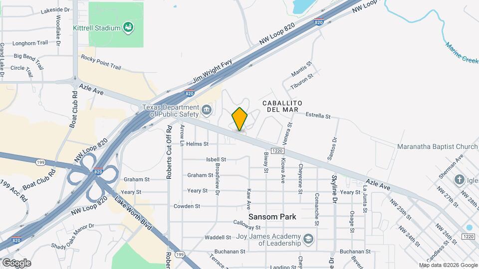 5712 Azle Ave Map and Location Details