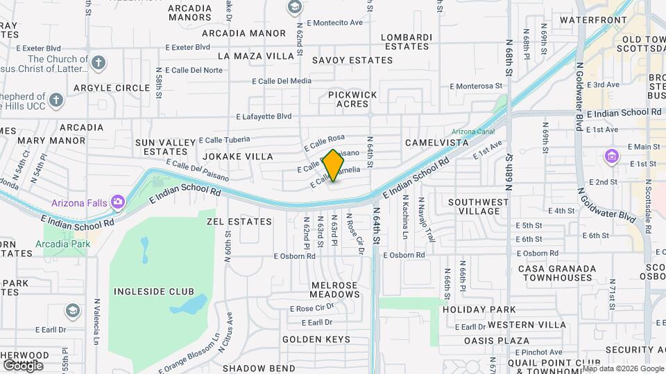 6202 E Calle Redonda Map and Location Details