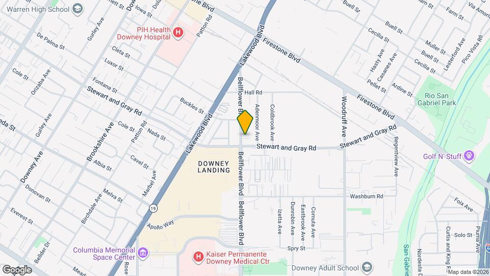 11742 Bellflower Blvd Map and Location Details