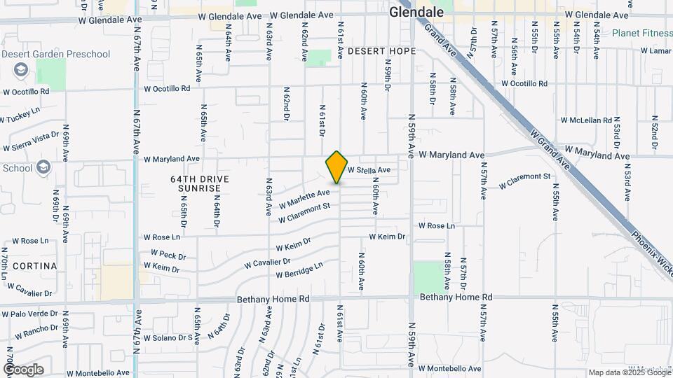 6302 N 61st Ave Map and Location Details