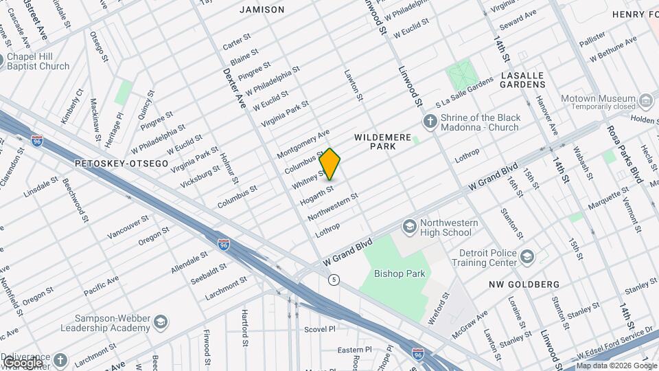 3254 Hogarth St Map and Location Details