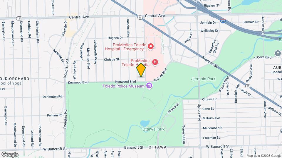 2216 Kenwood Blvd Map and Location Details