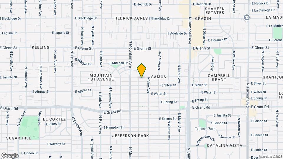 1412 E Copper St Map and Location Details