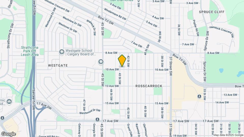 950 43 St SW Map and Location Details